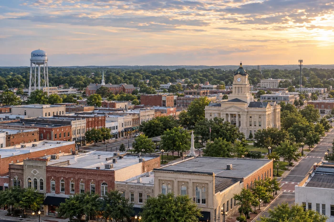 Enterprise, Alabama cityscape