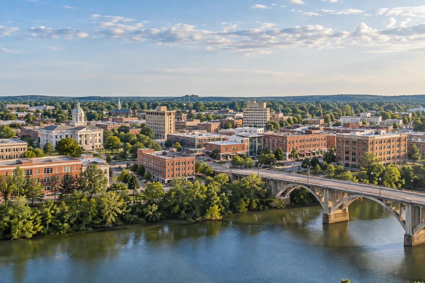 Tuscaloosa, Alabama cityscape