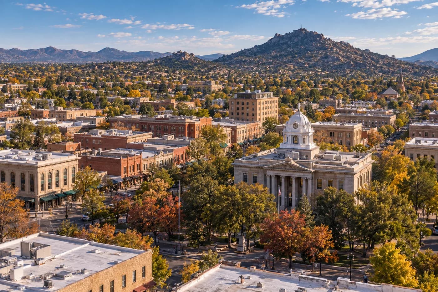 Prescott, Arizona cityscape