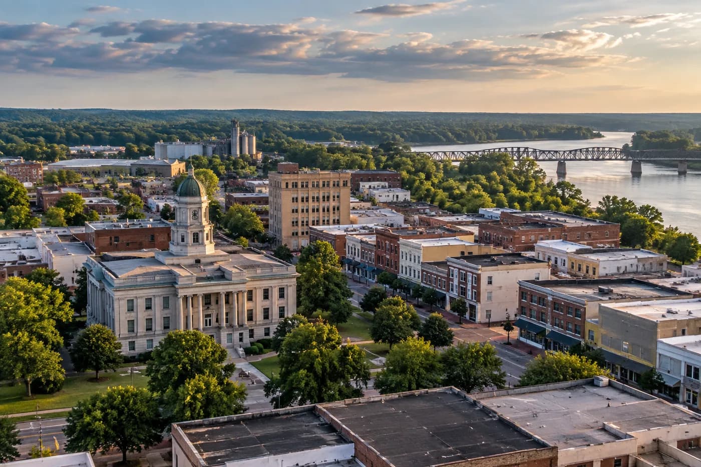 Pine Bluff, Arkansas cityscape