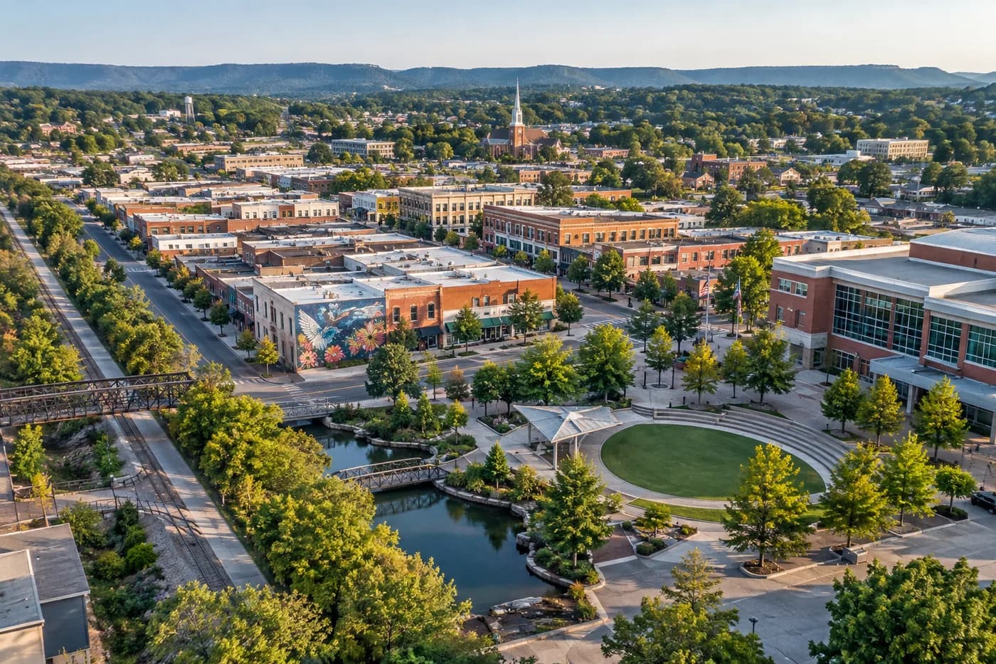 Springdale, Arkansas cityscape