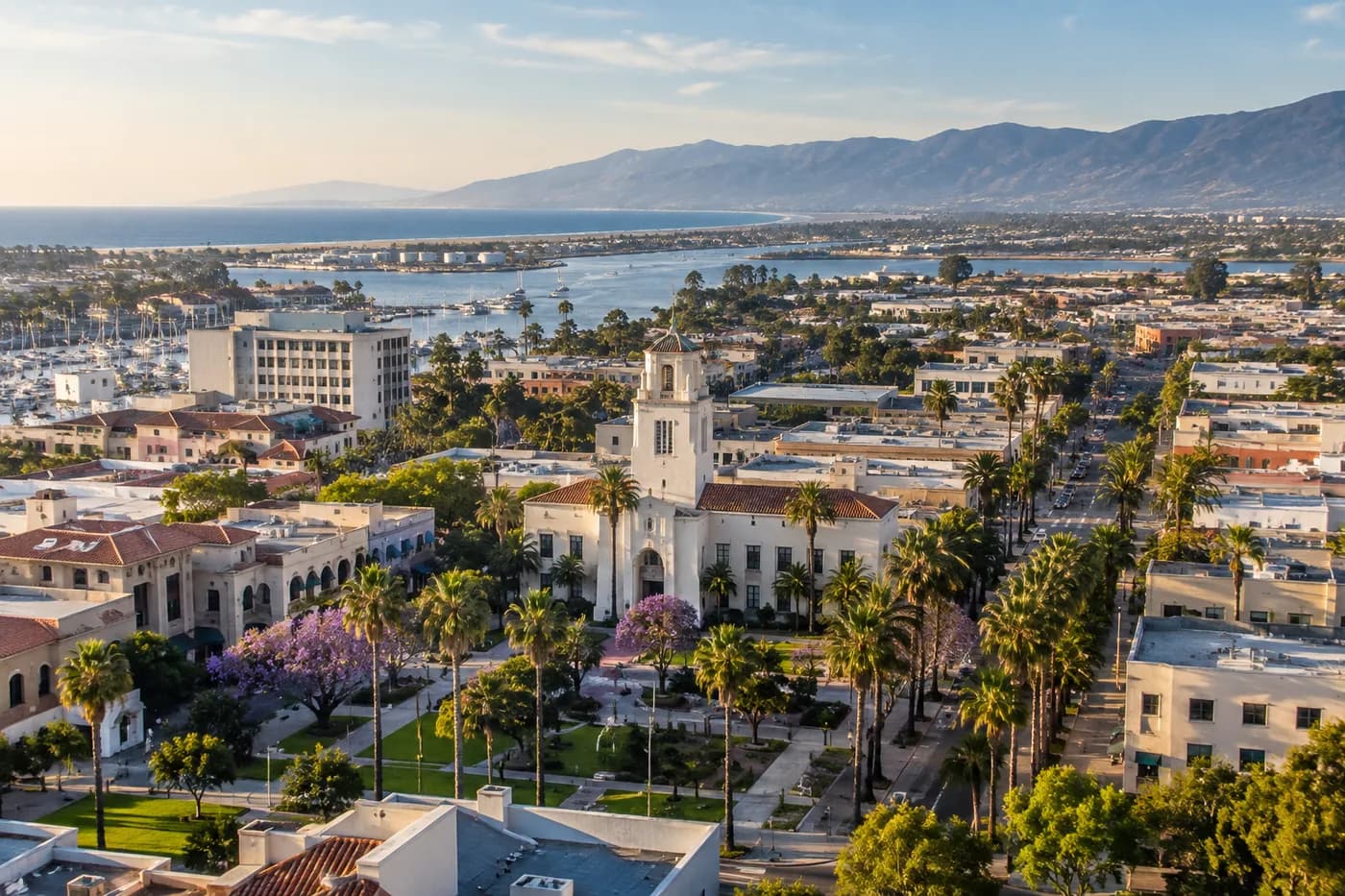 Oxnard, California cityscape