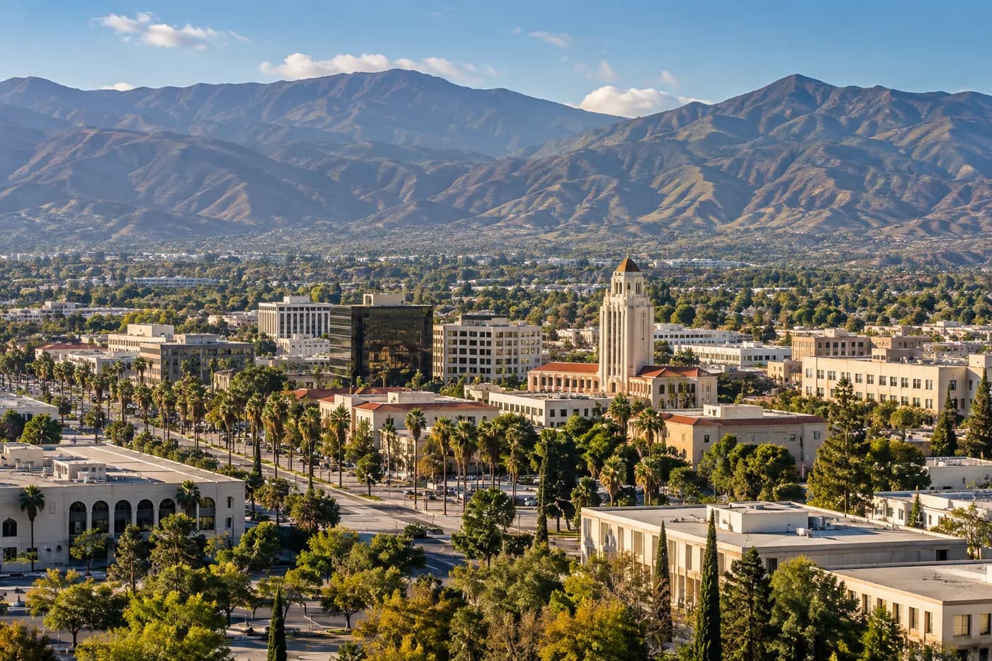 San Bernardino, California cityscape
