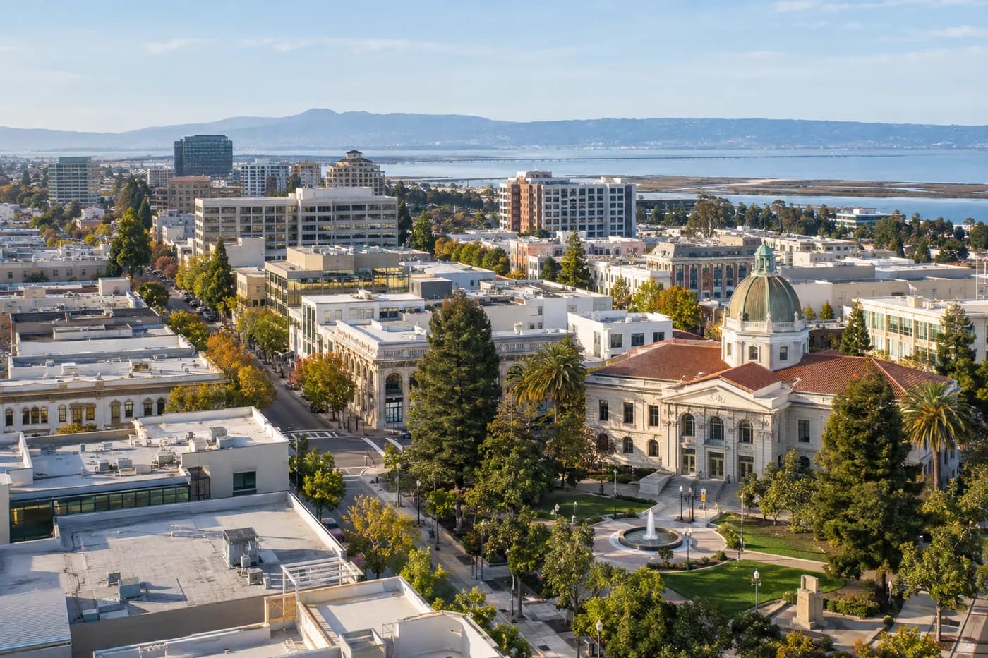 San Mateo, California cityscape