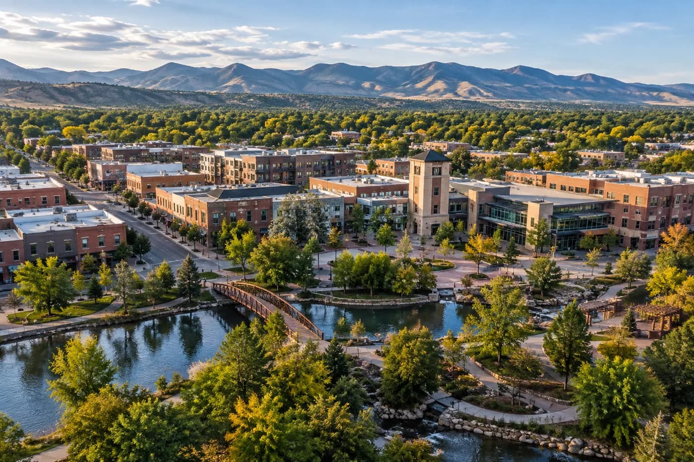Arvada, Colorado cityscape