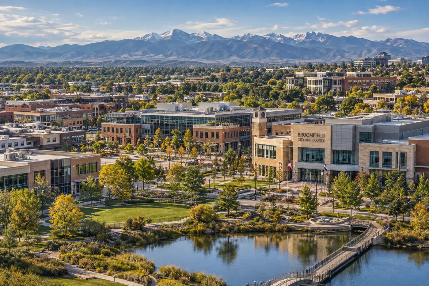 Broomfield, Colorado cityscape