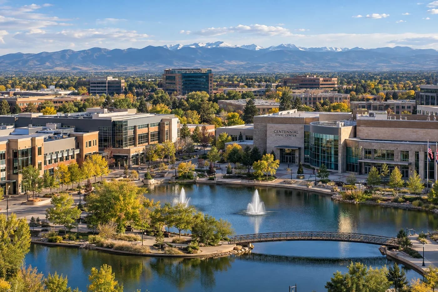 Centennial, Colorado cityscape