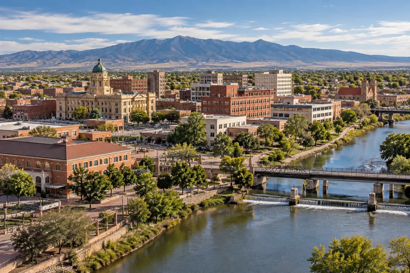 Pueblo, Colorado cityscape