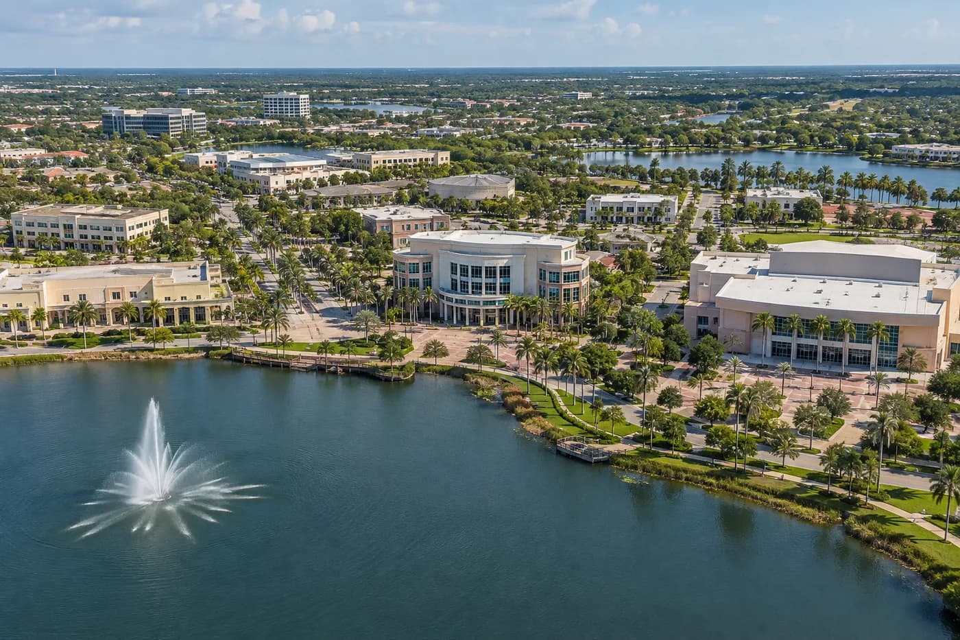 Pembroke Pines, Florida cityscape