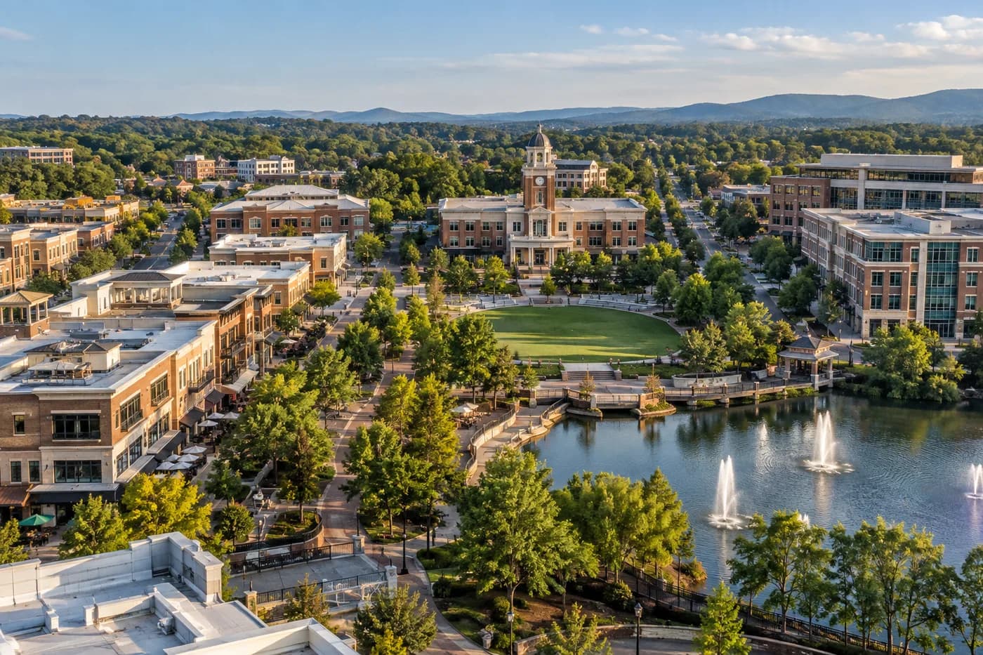 Alpharetta, Georgia cityscape