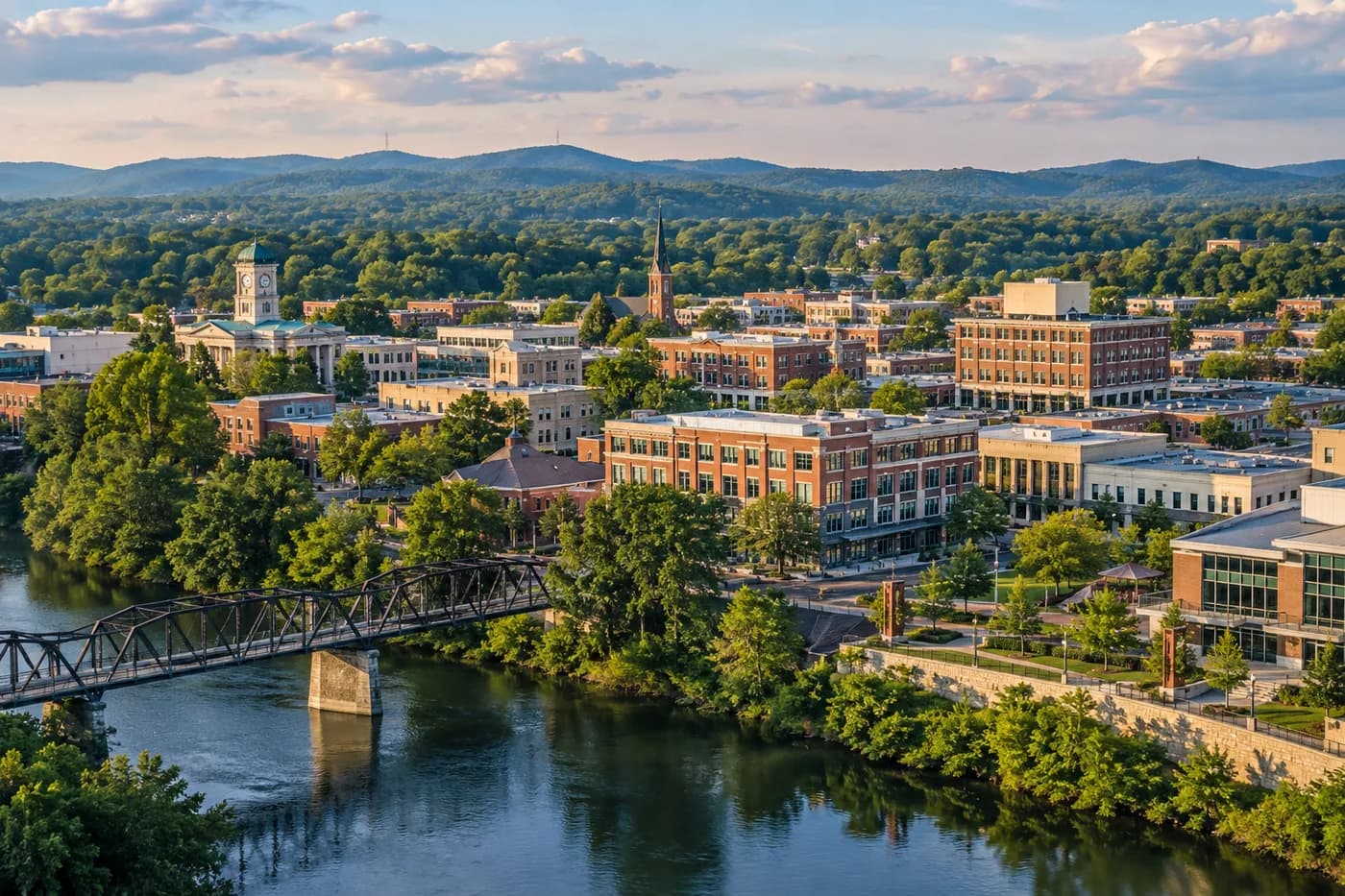 Rome, Georgia cityscape