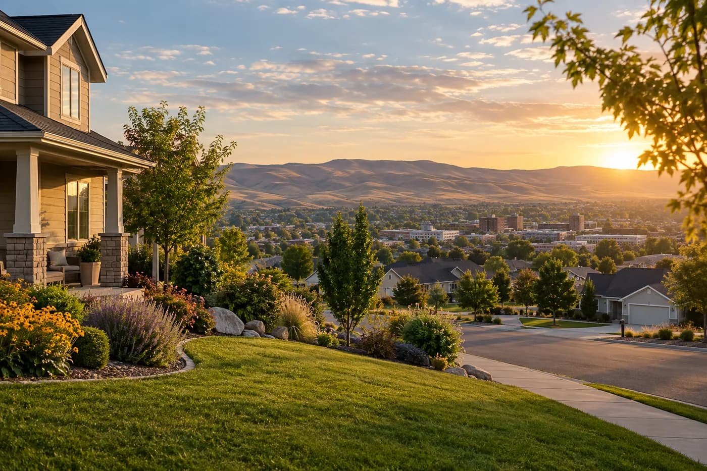 Nampa, Idaho cityscape