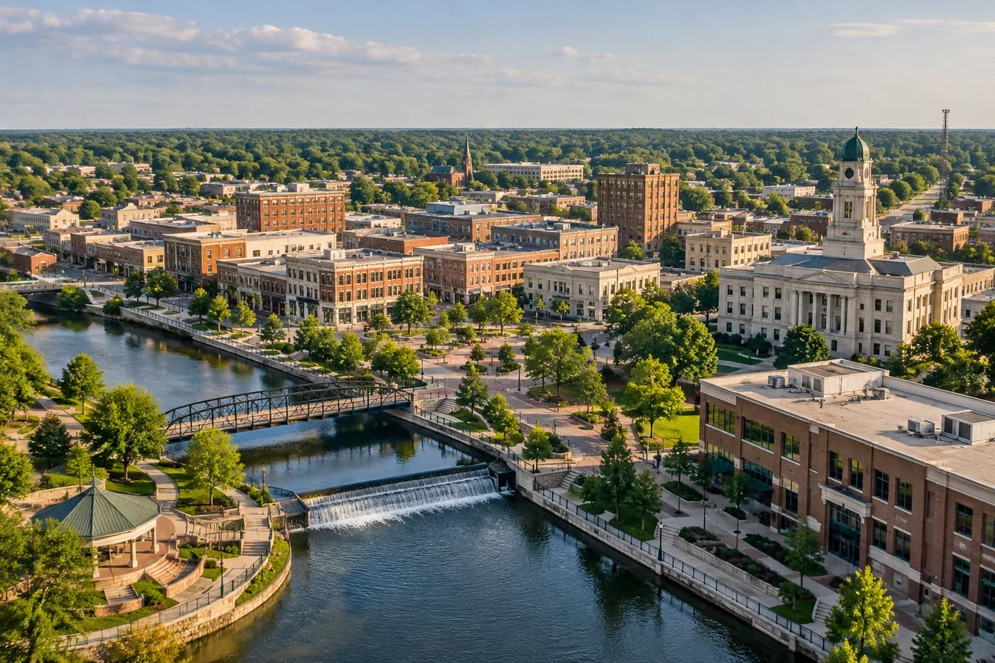 Kokomo, Indiana cityscape