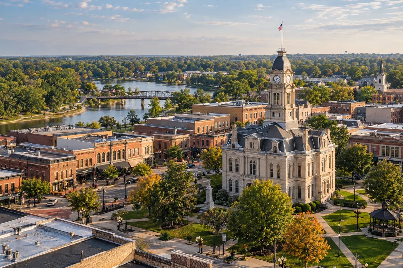 Noblesville, Indiana cityscape