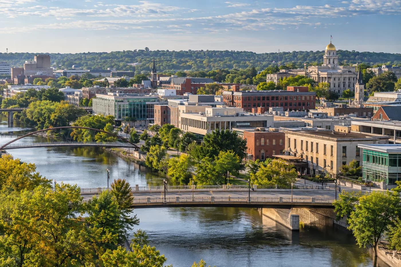 Iowa City, Iowa cityscape