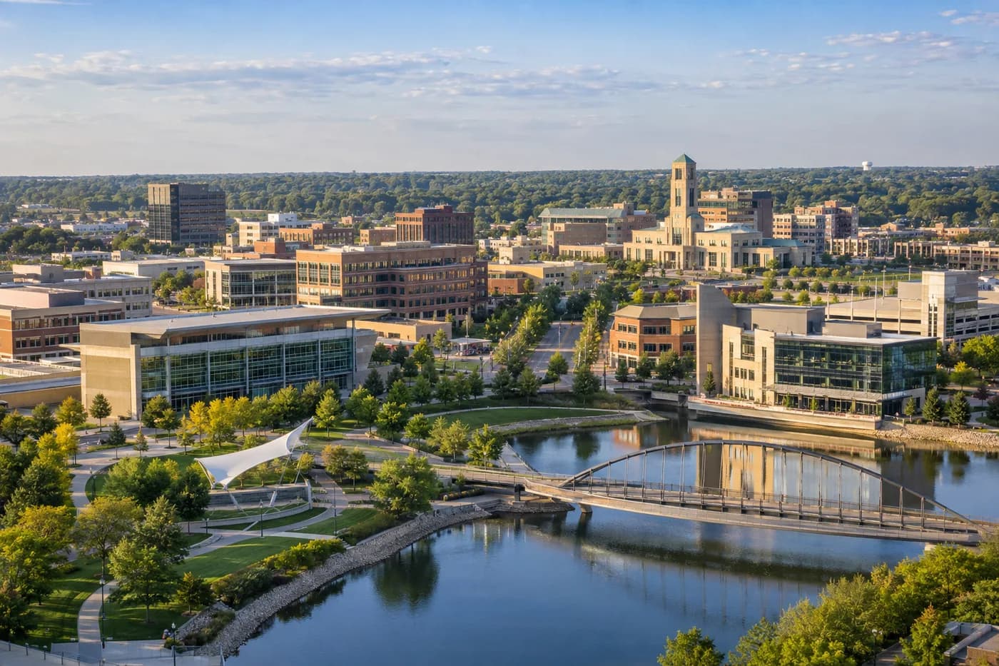 West Des Moines, Iowa cityscape