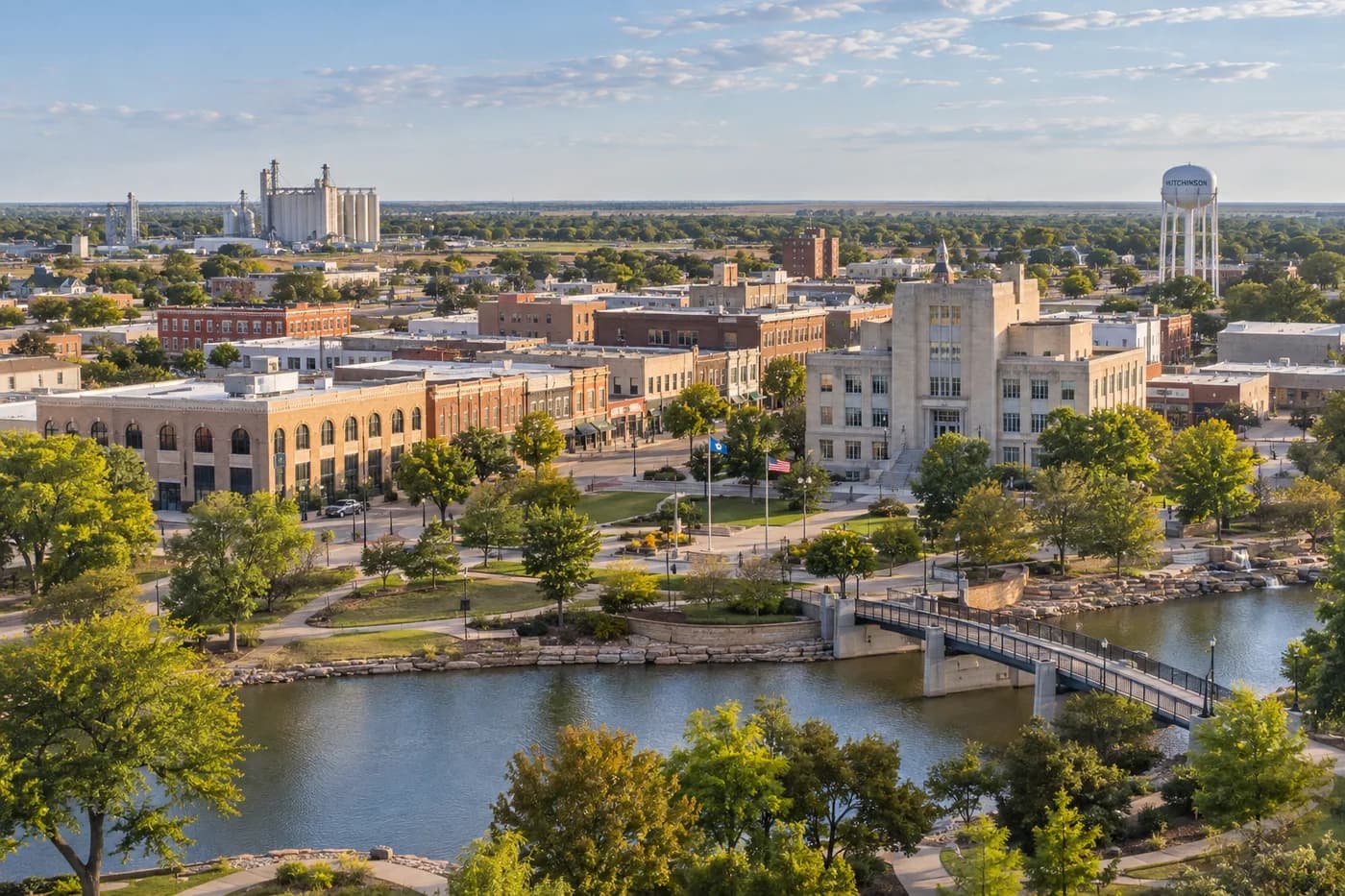 Hutchinson, Kansas cityscape