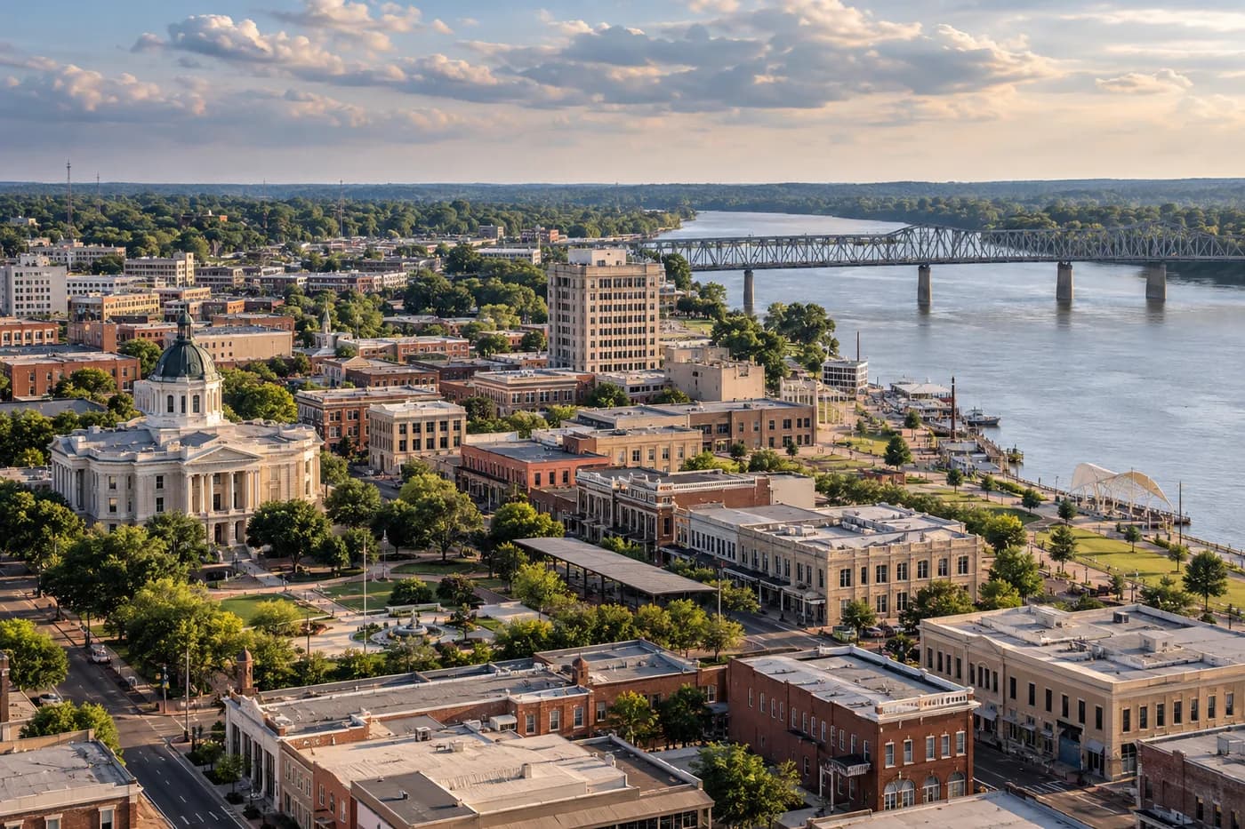 Alexandria, Louisiana cityscape