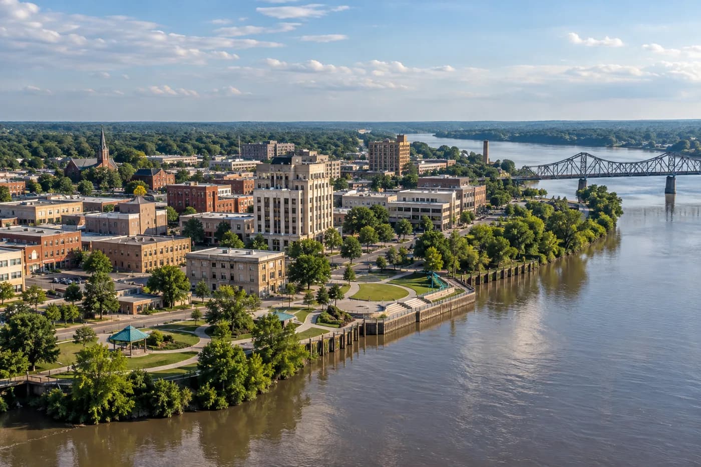 Monroe, Louisiana cityscape