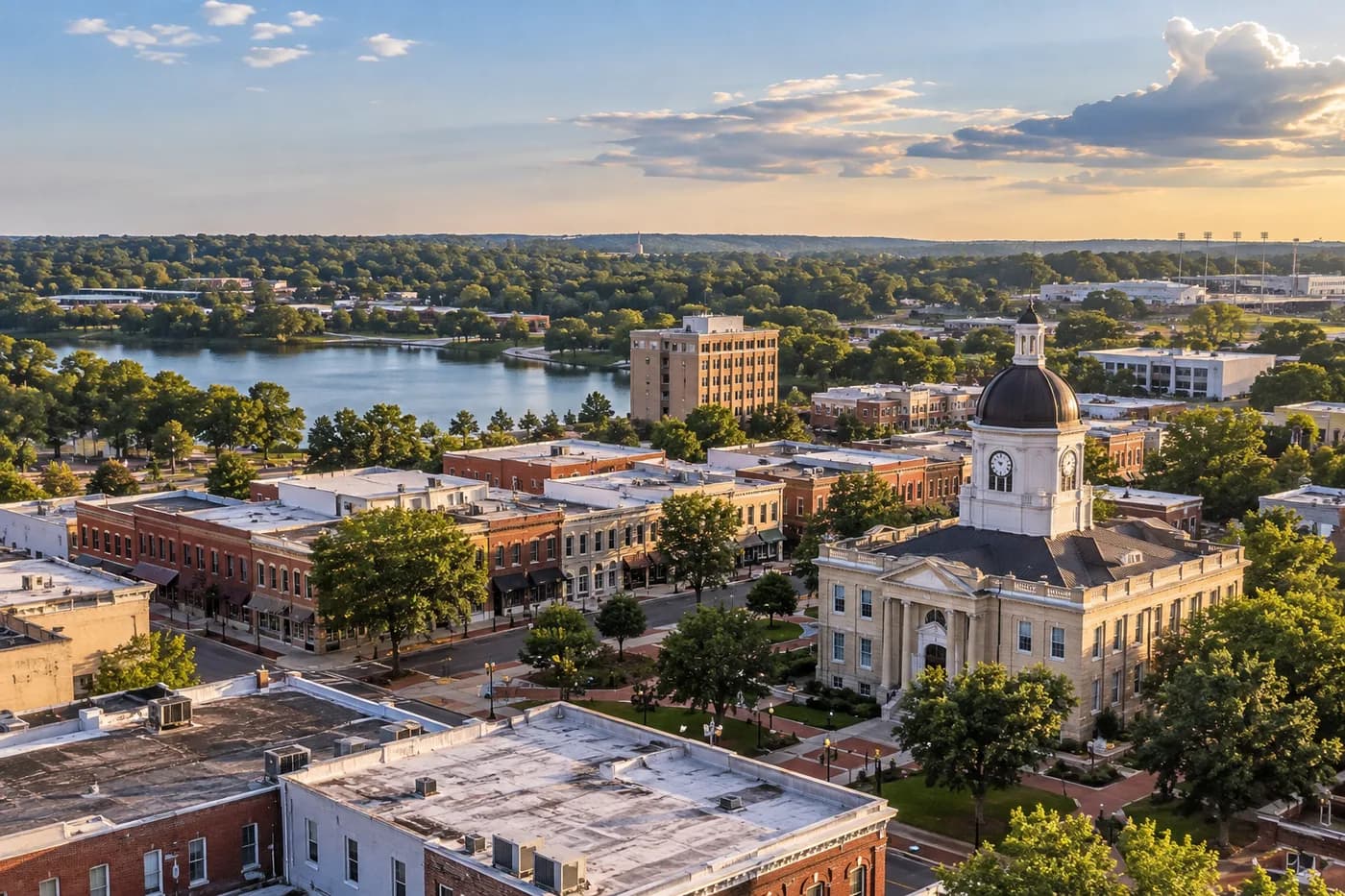 Ruston, Louisiana cityscape