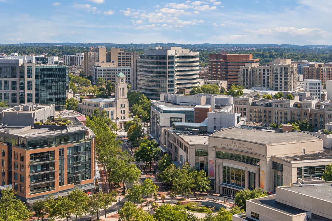 Bethesda, Maryland cityscape
