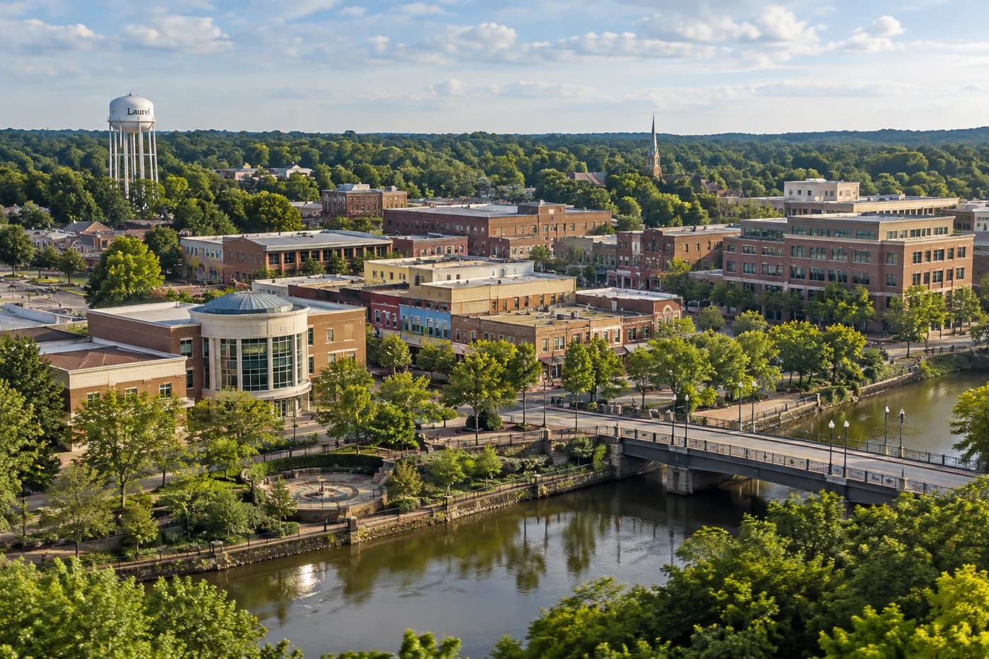 Laurel, Maryland cityscape