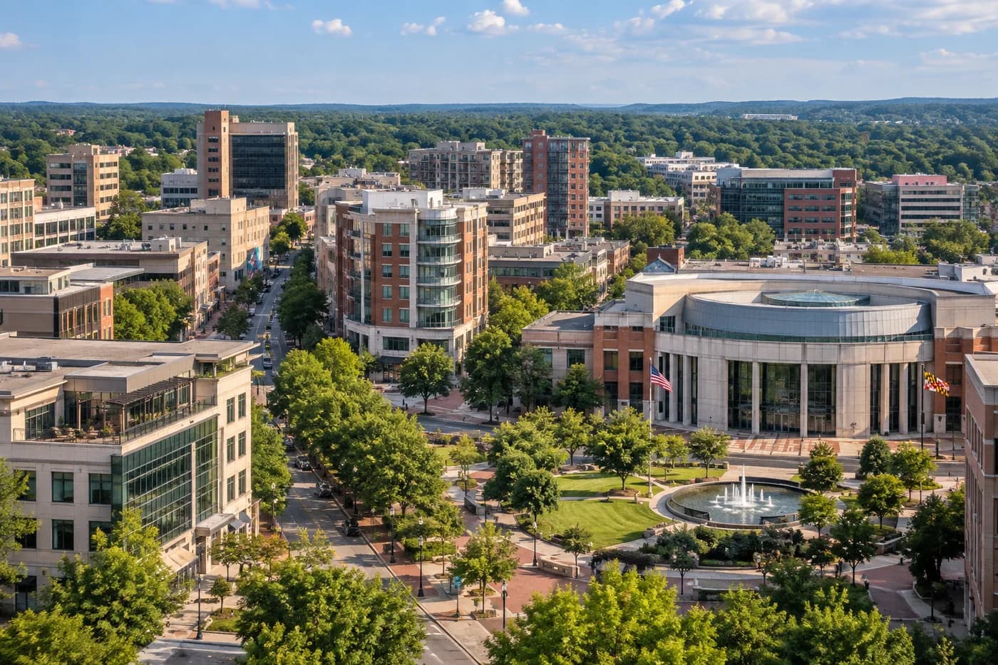 Rockville, Maryland cityscape