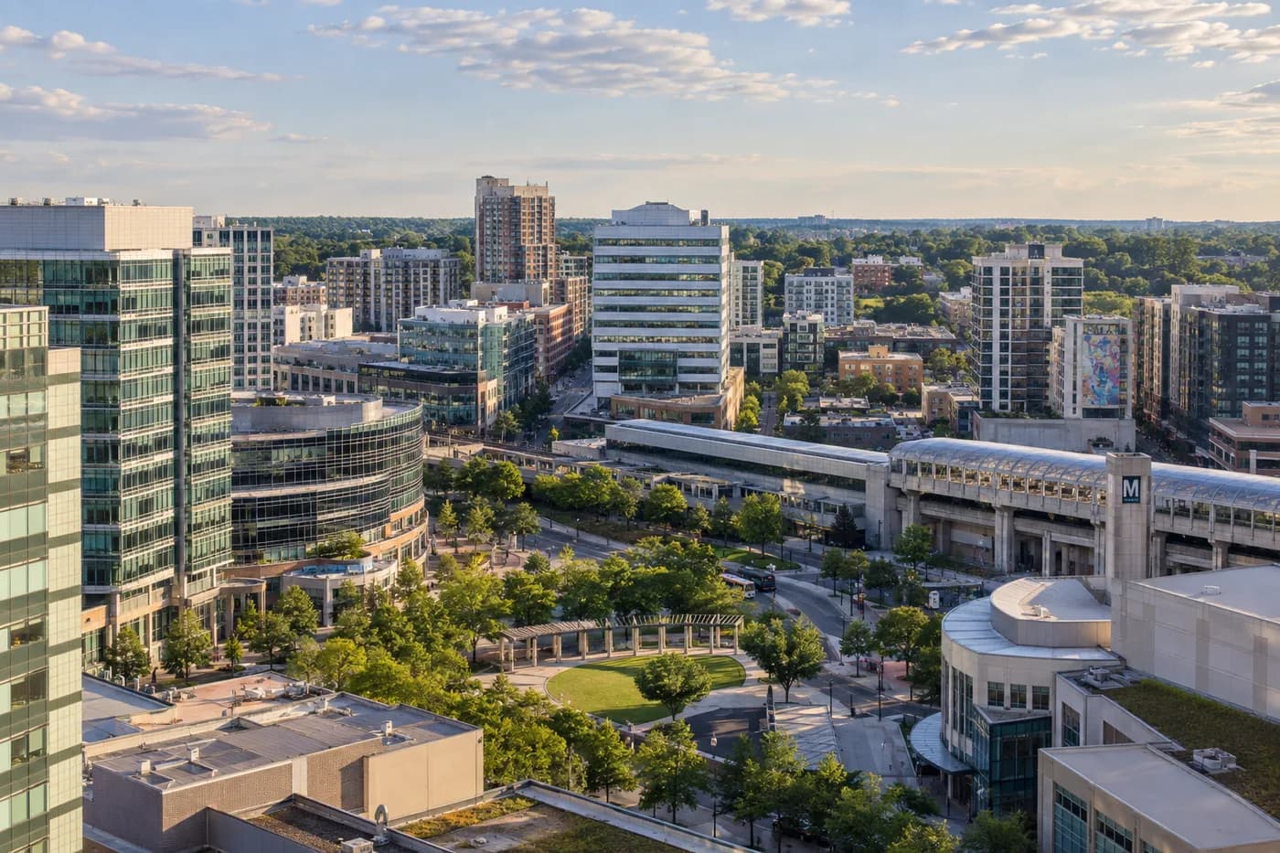 Silver Spring, Maryland cityscape