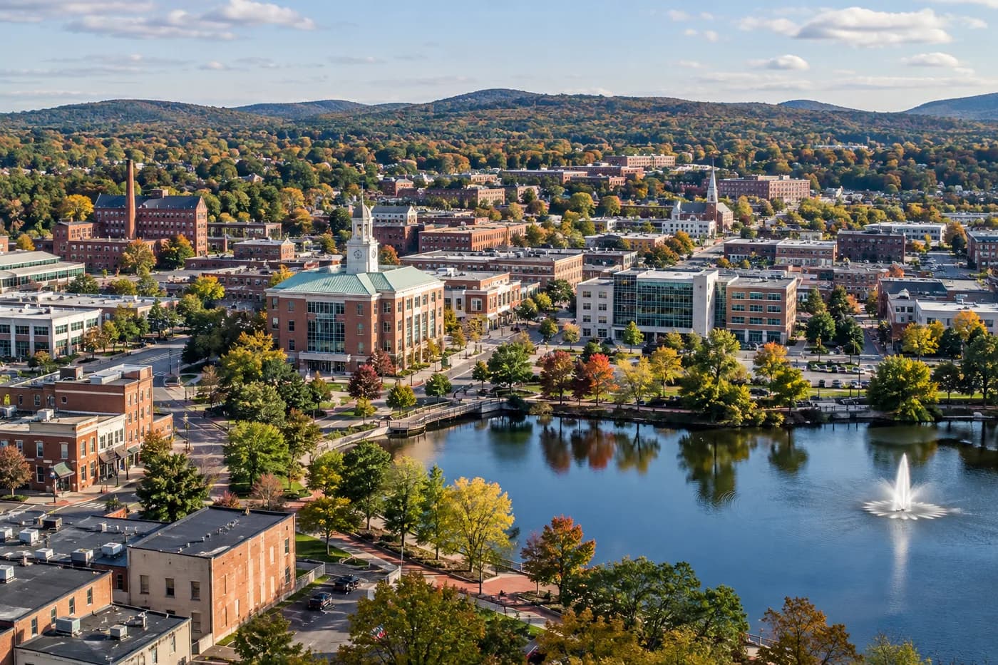 Framingham, Massachusetts cityscape