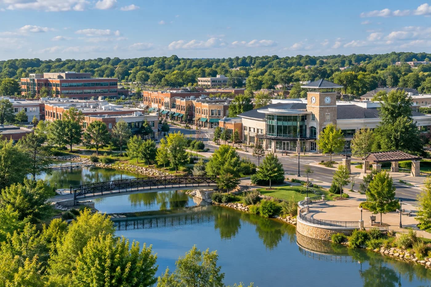 Rochester Hills, Michigan cityscape