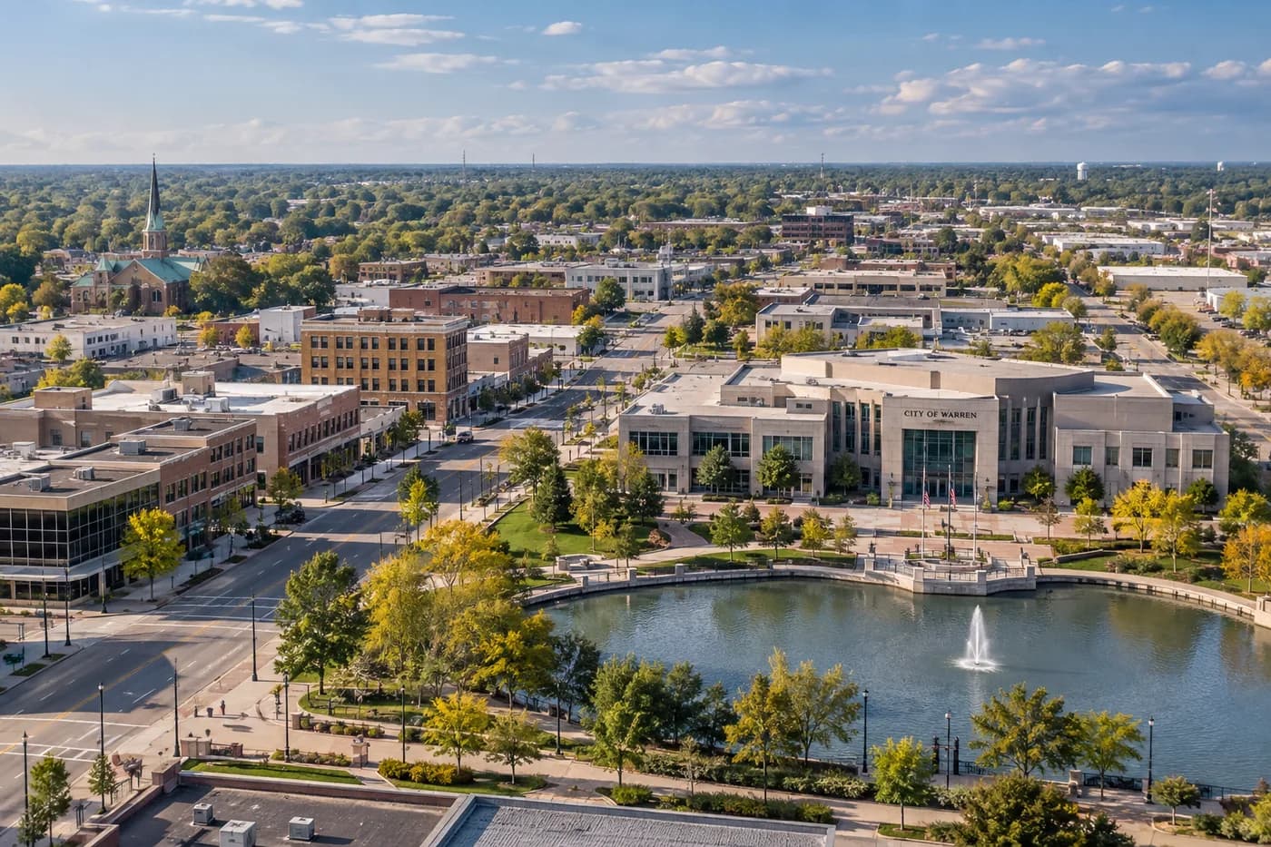Warren, Michigan cityscape