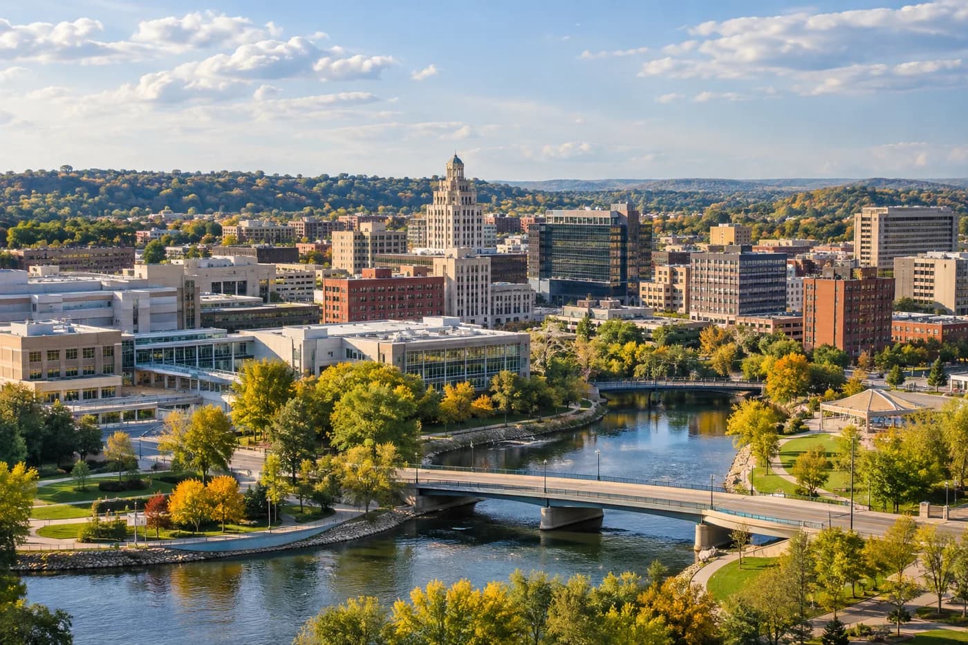 Rochester, Minnesota cityscape