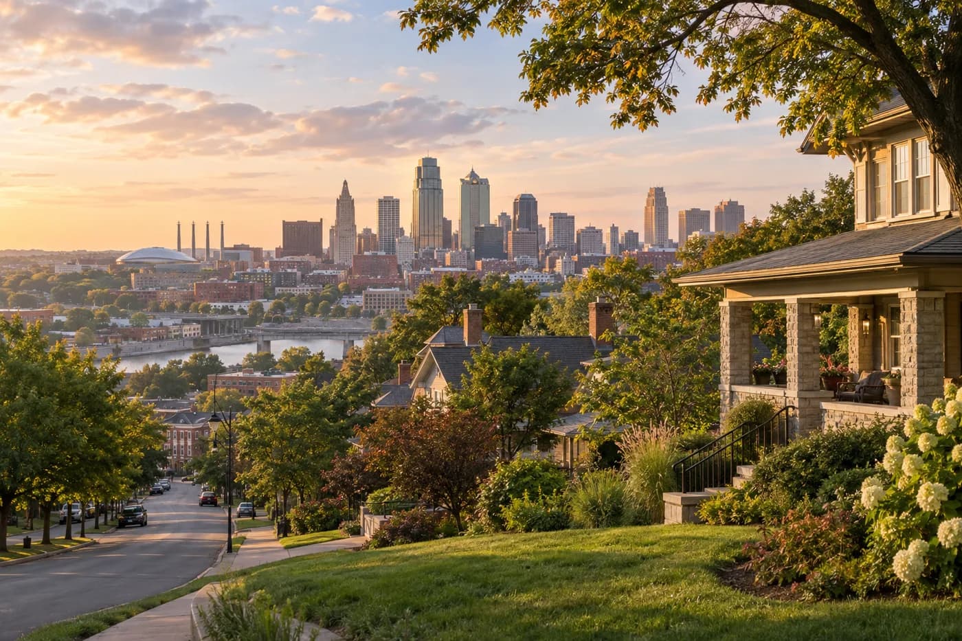 Kansas City, Missouri cityscape