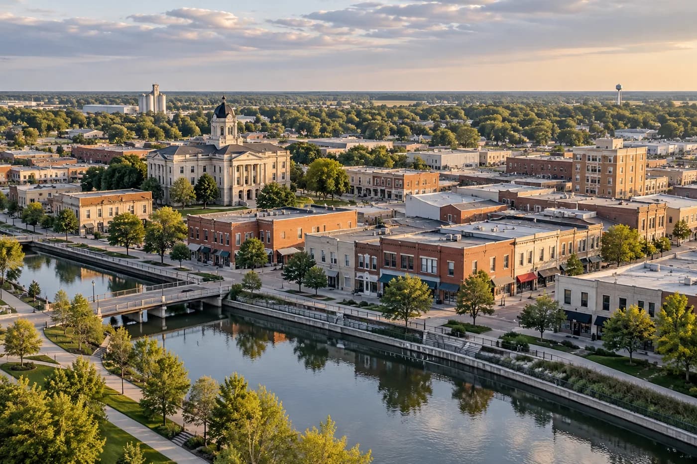 Norfolk, Nebraska cityscape