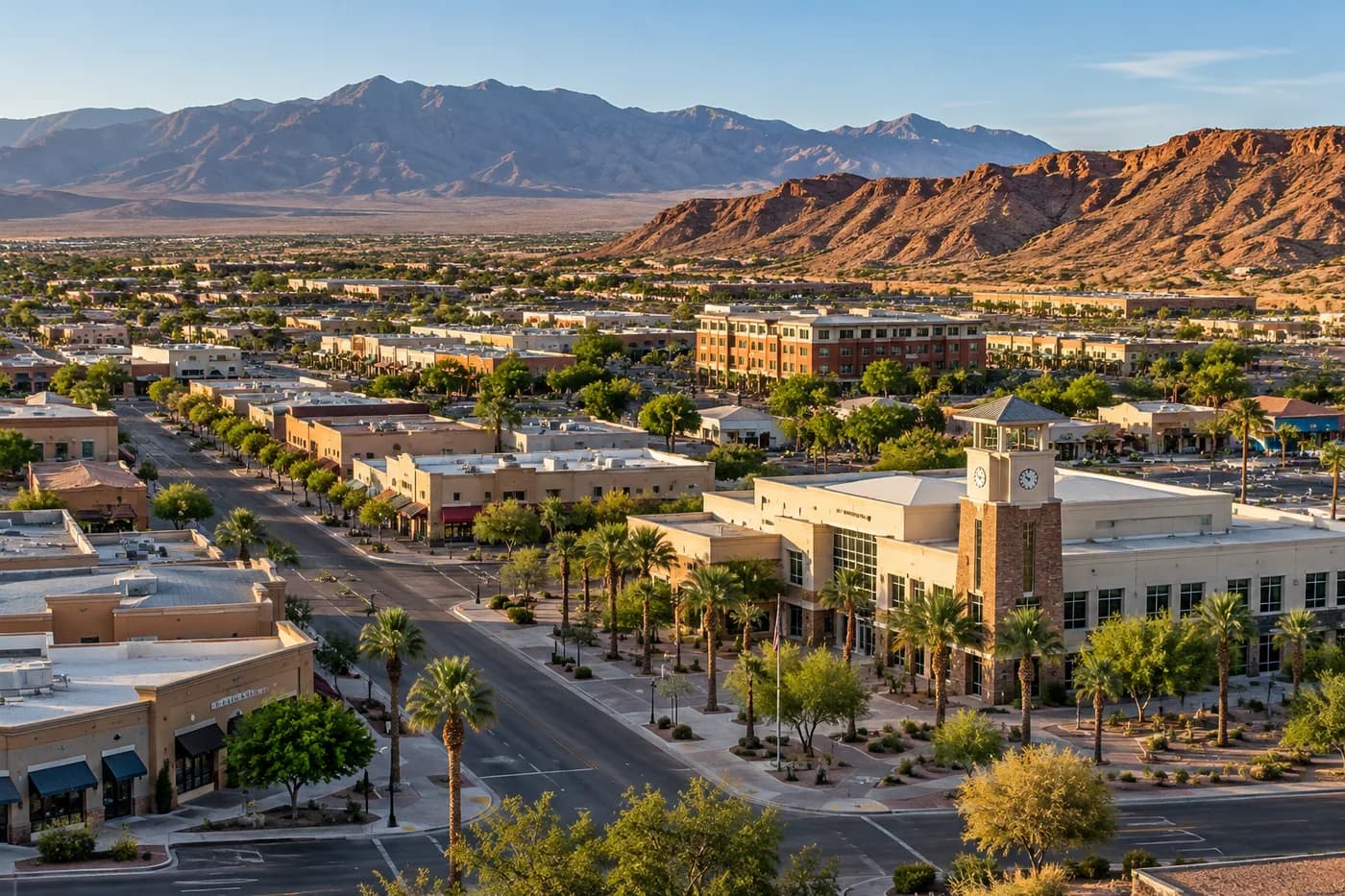 Mesquite, Nevada cityscape