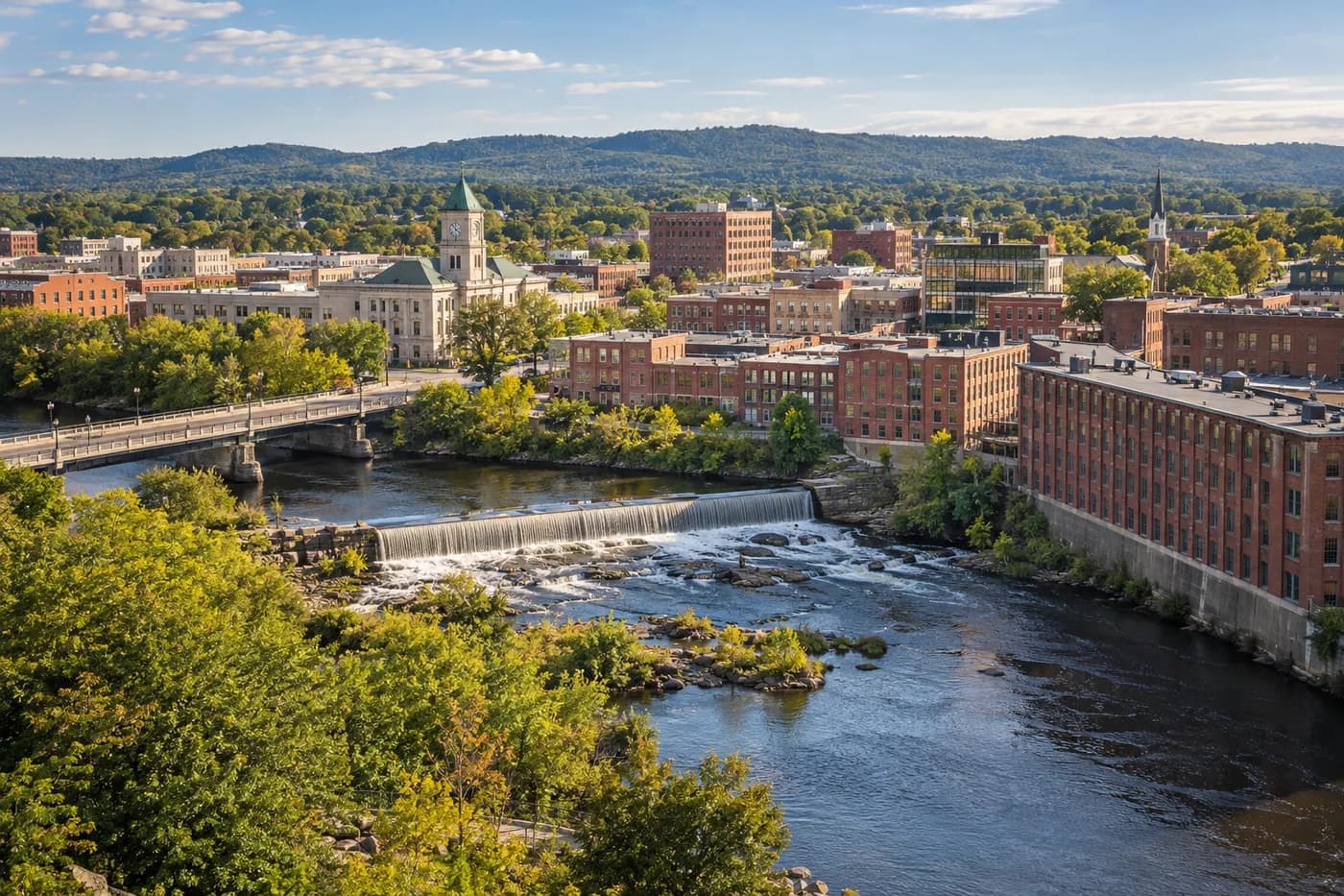 Nashua, New Hampshire cityscape