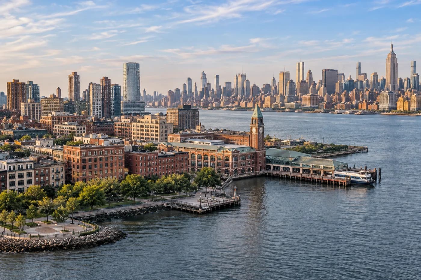 Hoboken, New Jersey cityscape