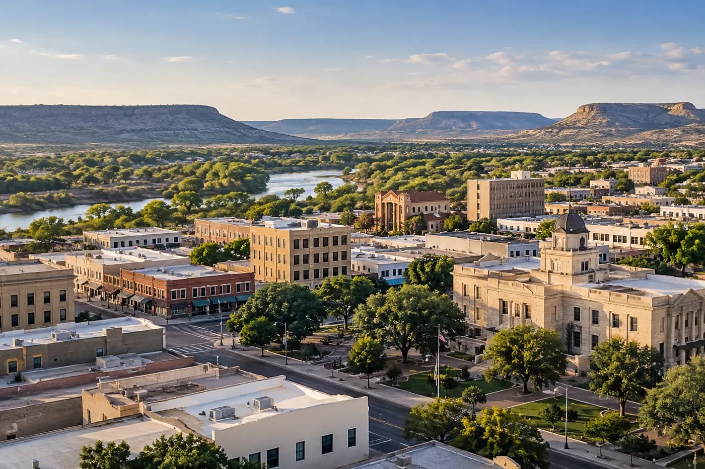 Carlsbad, New Mexico cityscape
