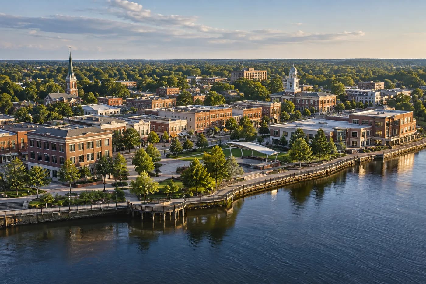 Greenville, North Carolina cityscape