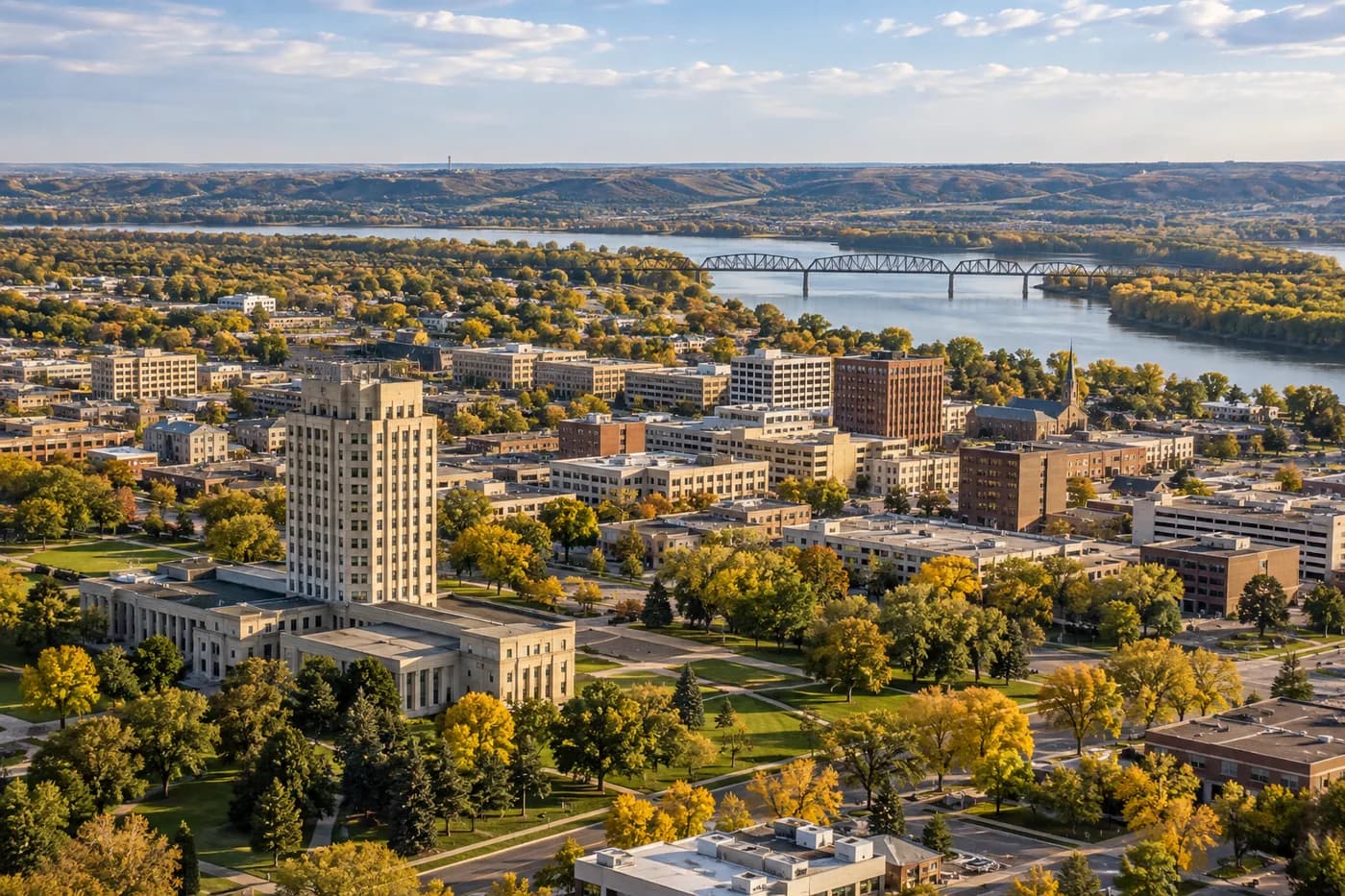 Bismarck, North Dakota cityscape