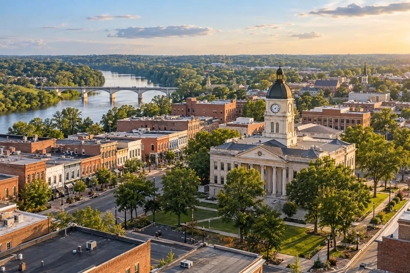 Delaware, Ohio cityscape