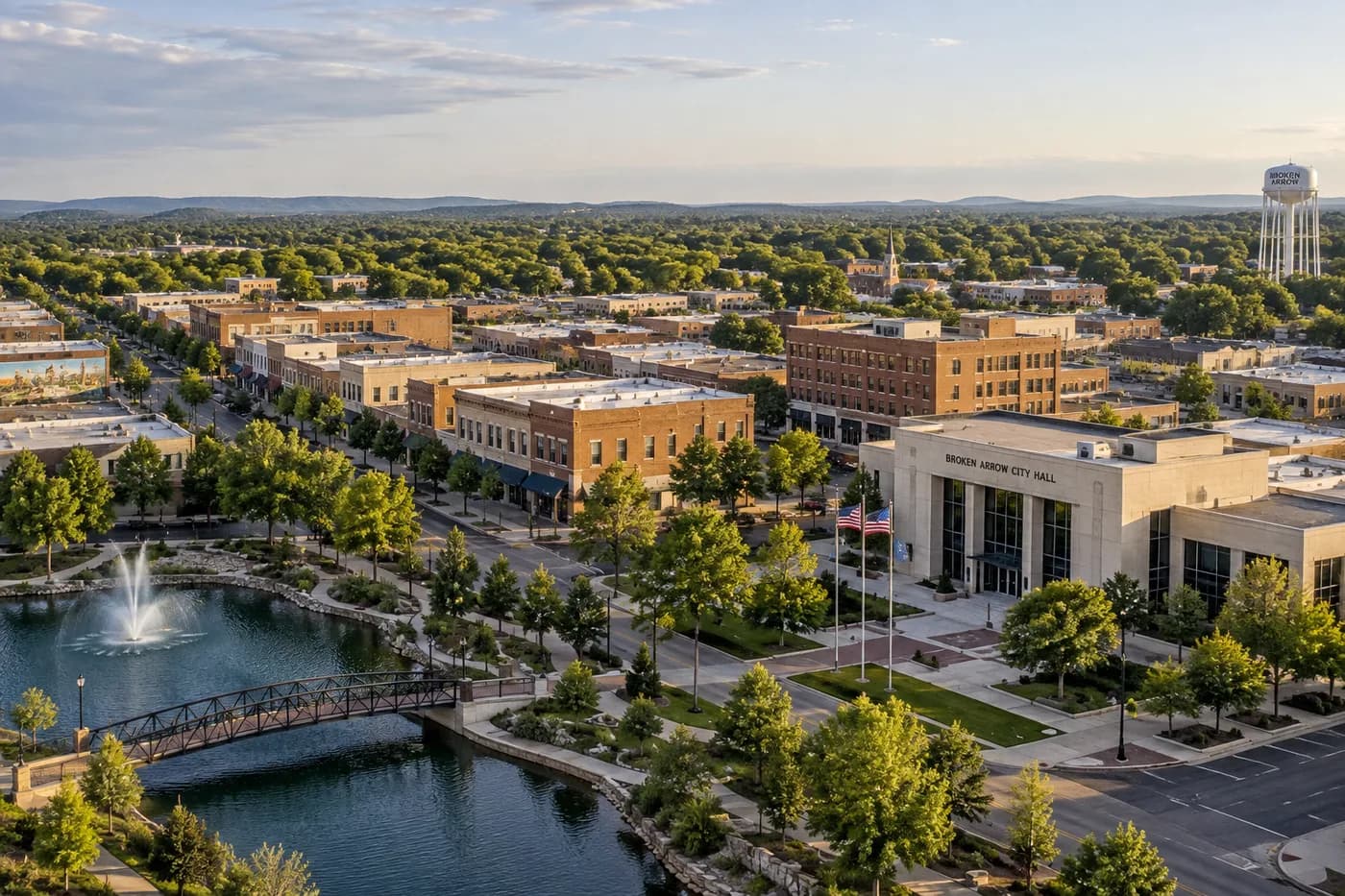 Broken Arrow, Oklahoma cityscape