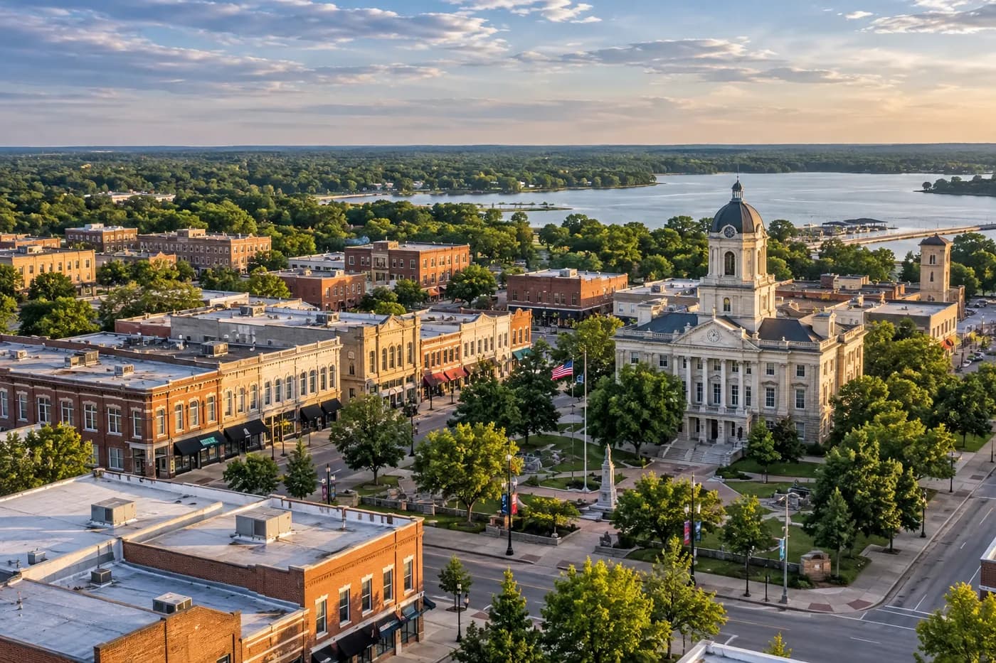 Durant, Oklahoma cityscape