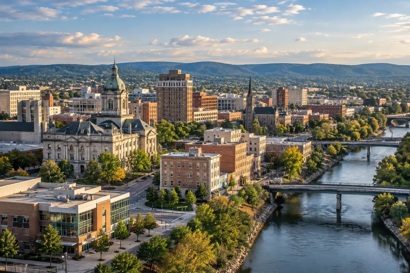 Allentown, Pennsylvania cityscape