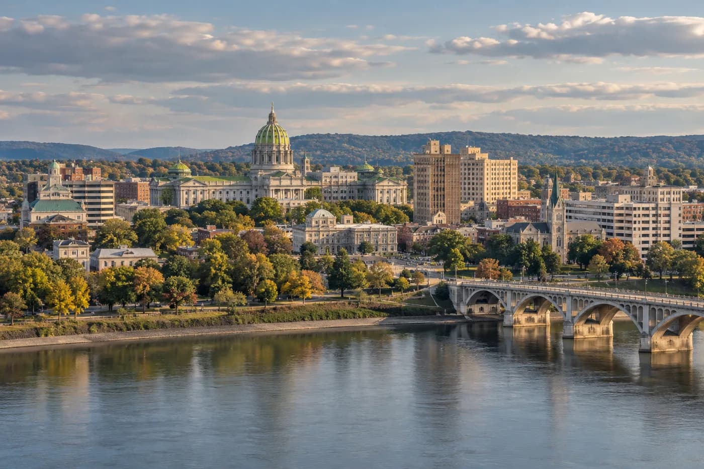 Harrisburg, Pennsylvania cityscape