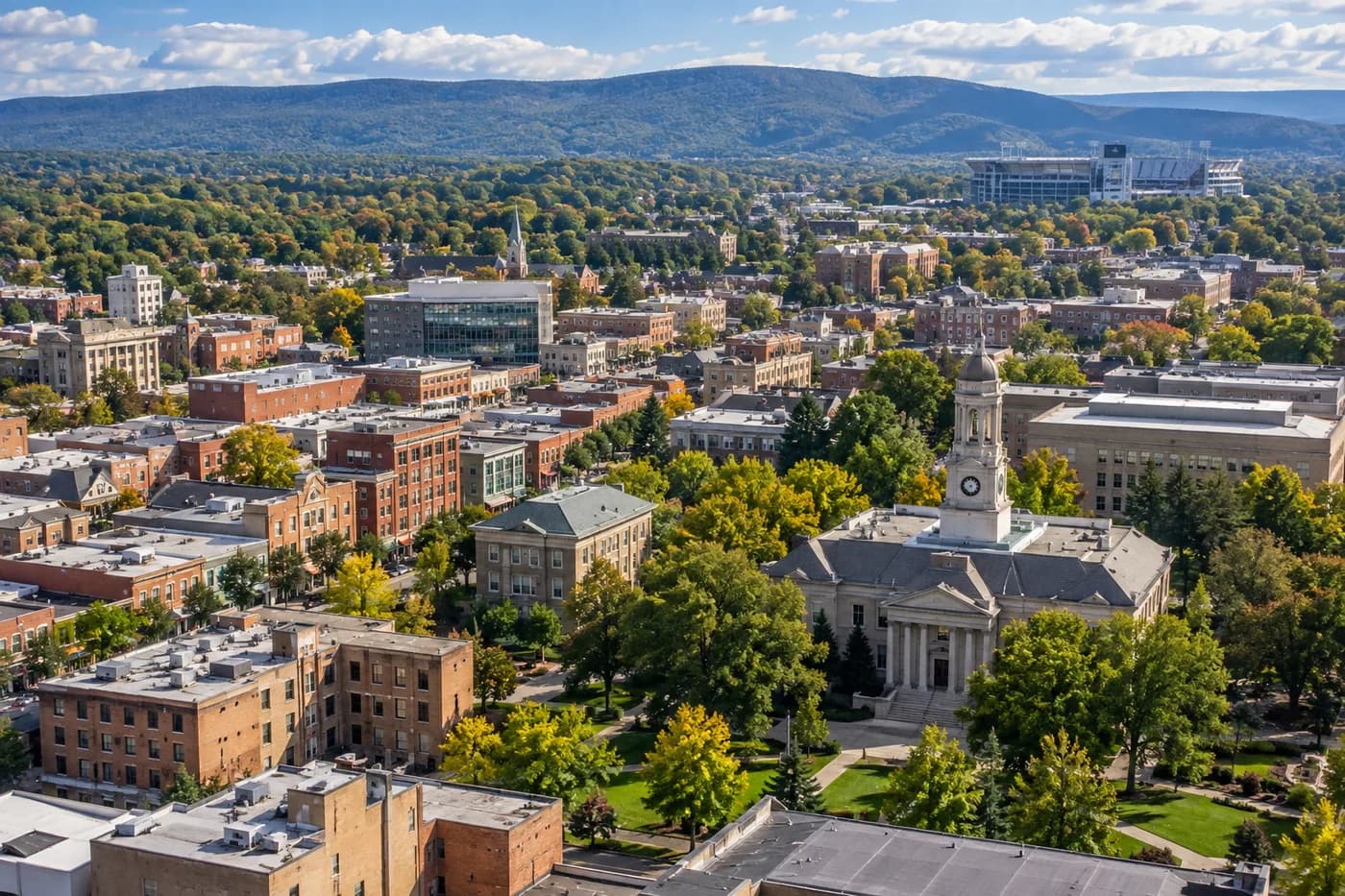 State College, Pennsylvania cityscape
