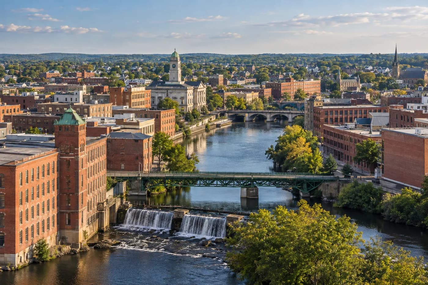 Pawtucket, Rhode Island cityscape