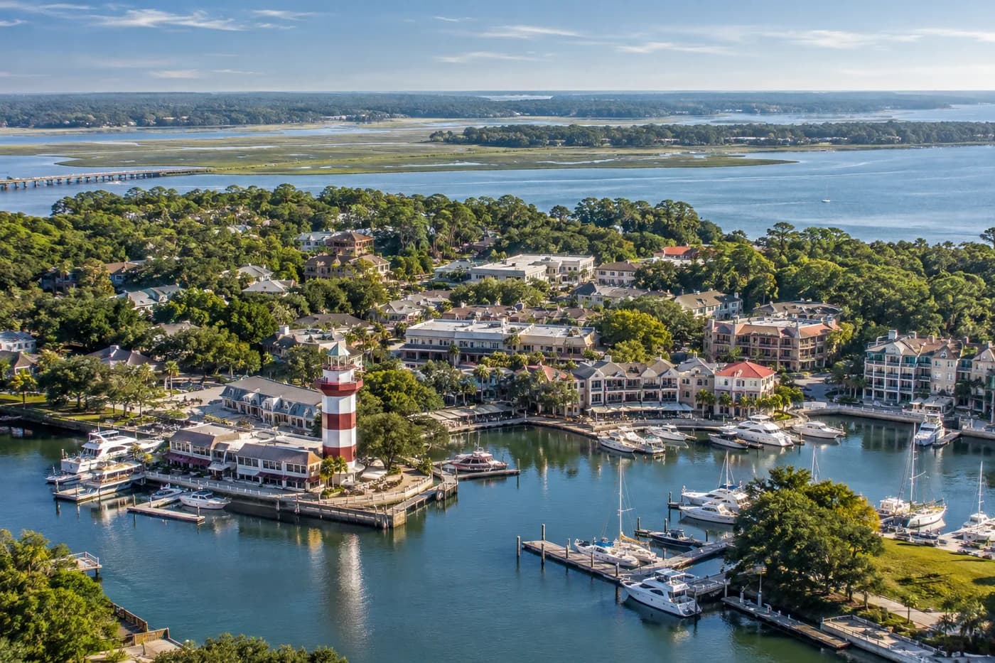 Hilton Head Island, South Carolina cityscape
