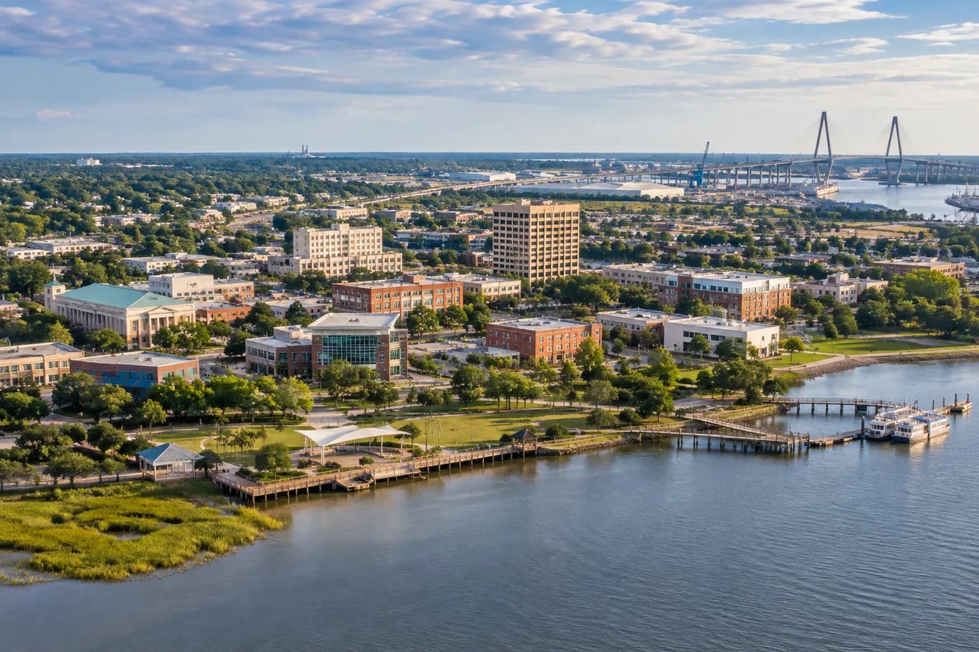 North Charleston, South Carolina cityscape