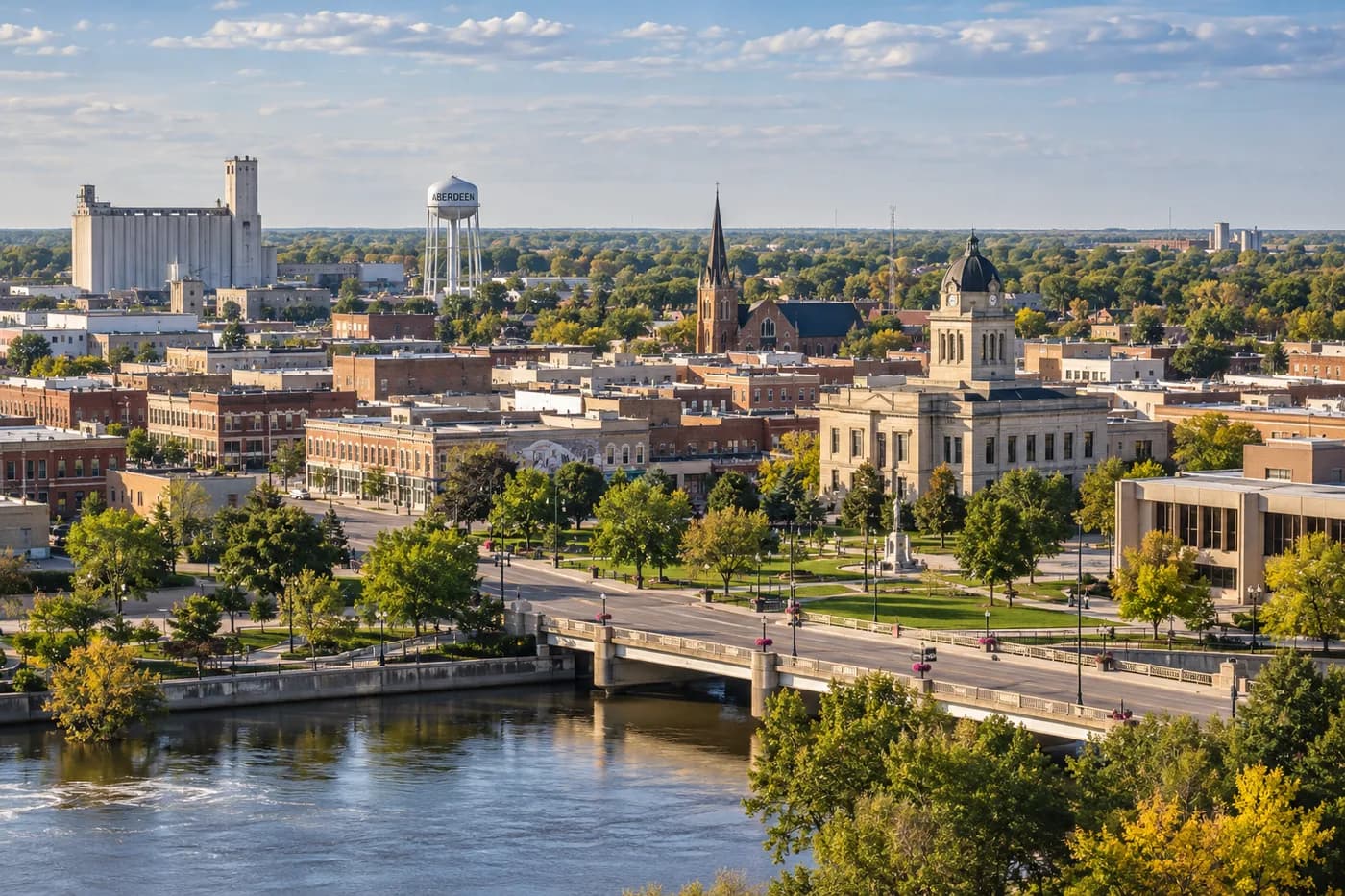 Aberdeen, South Dakota cityscape